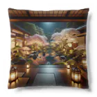 美女 アニメ 風景 おすすめの広大な日本庭園 Cushion