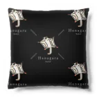 Hanagara animal cafeのモモンガと花柄アニマルカフェのロゴ入り。 Cushion