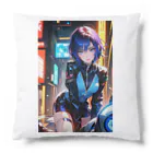 DRILLERのサイバーパンク　2次元美少女 Cushion