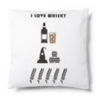 I LOVE【WHISKEY】SHOPのI LOVE WHISKEY-03 クッション