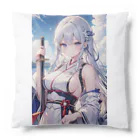 巫女スタぐらむの日本刀をもった美少女 Cushion