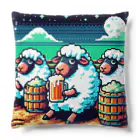 Sway Sheepのビールひつじ Cushion