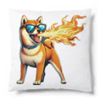 OsamChanの火を吹く柴犬 Cushion