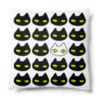 F2 Cat Design Shopの黒猫ボディーガード 001 Cushion