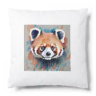 WithRedPandaの水彩風レッサーパンダ Cushion