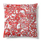 TAKIBENのベン画 RED Cushion