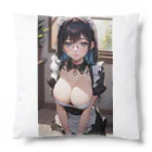 美少女学院の黒髪美少女　美鈴ちゃん　メイド Cushion