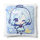 颯姫💎👑のちいさなさつきちゃんウィンクver.かわいい背景付き Cushion