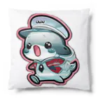 れいのびっくり水兵イルカの航海　色違い Cushion