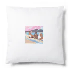 Chama's shopのビーチアニマル Cushion