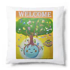 yoko-art-121のwelcome Cushion