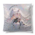 bellzetのWhite Melting Angel Cushion