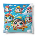 キャラクターズの可愛い飛行機達 Cushion