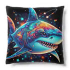 momoart8888の宇宙を泳ぐサメ君🦈💫🌠 Cushion