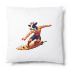 Isekai_animal_manの夏だ！ウシもサーフィン Cushion