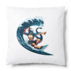 Isekai_animal_manの夏だ！ドラゴンもサーフィンだ Cushion