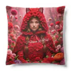 お花屋SUNのFlower R R H（フラワー・レッド ライディング フード） Cushion