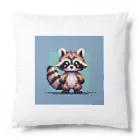 himajinseijin01のドット絵アライグマちゃんTシャツサイズ Cushion