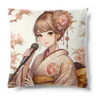 かるるんショップの桜と新人歌手と　 Cushion