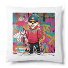 GRAFFITYのdog-man-1 Cushion