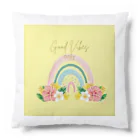 Aloha for AinaのRainbow_Good Vibes Only クッション