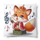 桃の花の歌うキツネの王子さま Cushion