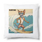 ハワイライフのSURFING猫（男の子バージョン） Cushion