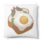 GOAT9 - ぼうし猫のイラストグッズ -のすやすや猫ちゃん Cushion