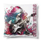 PALA's SHOP　cool、シュール、古風、和風、のGUITAR GIRLS　７ Cushion