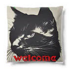 kk-welcomeの黒猫登場Ⅰ Cushion