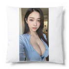 AI美女ワールドのロングヘア Cushion