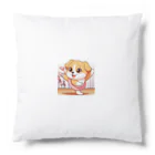 oz-chanのバレリーナのように踊る犬_アニメ風1 Cushion