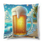 Snow-peaceのビーチとビールの楽園 クッション