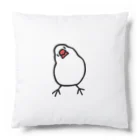 243のかしげる文鳥 Cushion