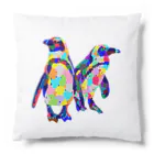 meiroのカラフルなペンギン Cushion