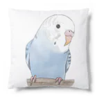 まめるりはことりのおしゃまな止まり木セキセイインコちゃん【まめるりはことり】 Cushion