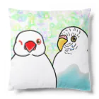 Lily bird（リリーバード）の仲良し文鳥&セキセイ Cushion