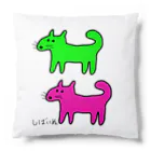 柴犬しばわんこhana873のしばいぬさんたち(ピンクと黄緑)柴犬さんたち Cushion