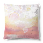 喫茶角砂糖のピンクレモネードの夕日 Cushion