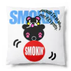 オリジナルデザインTシャツ　SMOKIN'のゆらゆらモクモックマB Cushion