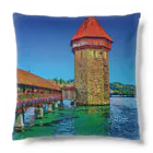 GALLERY misutawoのスイス カペル橋 Cushion