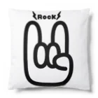 Cɐkeccooのメロイックサイン★デビル・サイン(コルナサイン)LOVE ROCK Cushion