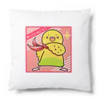 ラーチュウのかっこいんこマン(赤)Tシャツ Cushion