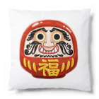 堀越ヨッシーのお店（SUZURI支店）のダルマさん Cushion