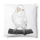 まめるりはことりのまったりセキセイインコちゃん【まめるりはことり】 Cushion