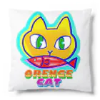 ✨🌈✨ユラクラカン🇯🇵 ✨🌈✨の🍊🐈 オレンジキャット🍊🐈　ライト Cushion