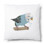 くだらないみち商店のセキセイインコのPちゃん 泣 Cushion