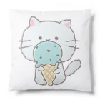 flower87boxのチョコミントアイスとネコちゃん Cushion