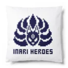 【ドット絵】ネコブレ商店のINARIHeroes Logo 紺 クッション