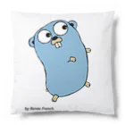 pyon4pyonのBlue Gopher くん Cushion